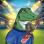 World Cup Goanna 0828