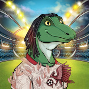 World Cup Goanna 0909